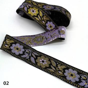 3 Yards of Ethnic Flower Lace Trim
