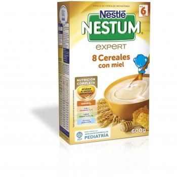 Papilla Nestlé 8 Cereales con Miel 600 g