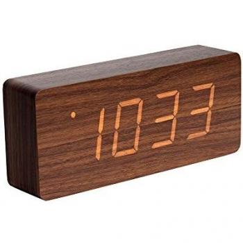 Réveil en bois Karlsson Tube LED