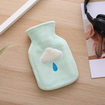 Velvet Warm Water Bag with Cute Cartoon Design