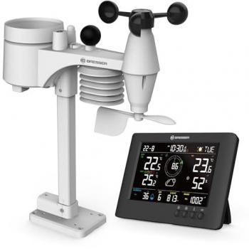 BRESSER 8-in-1 ClearViewTB Wetterstation mit Sensirion-Sensor