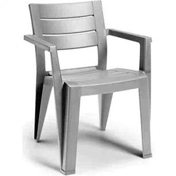 Sedia in polipropilene Julie bianca