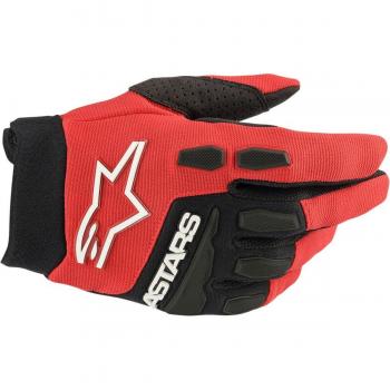 Gants de motocross pour jeunes Alpinestars Full Bore Noir Rouge 2XS