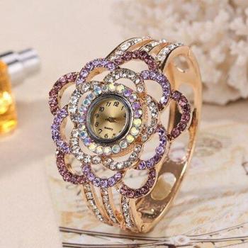 Ladies' Luxury Flower Watch