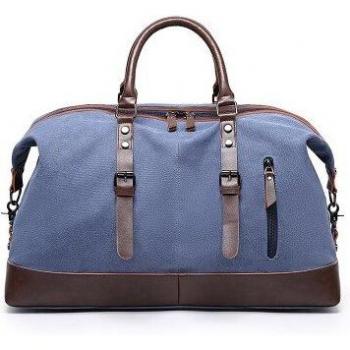 Bolsa de lona vaquera para viajes cortos