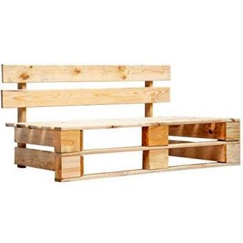 VidaXL Holz-Palettenbank für den Außenbereich