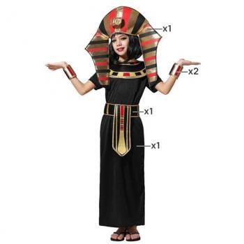 ATOSA Little Pharaoh Costume – Dark Egyptian Theme – Tunic, Headwrap, Belt, Bracelets – Multicolored