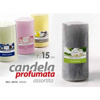 Velas Perfumadas Surtidas 12 Pzs 7x15 cm
