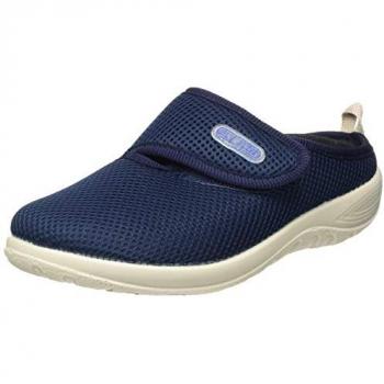 Blauer Flacher Absatz Loafer und Hausschuhe für Damen