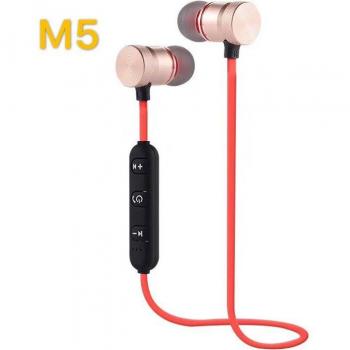 Auriculares Estéreo M5 Inalámbricos con Bluetooth y Reducción de Ruido