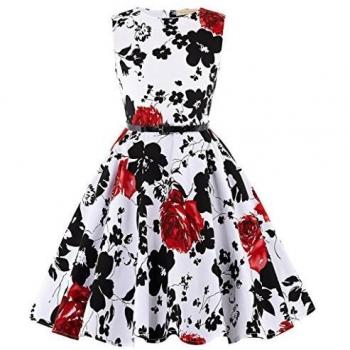Encanto Florido: Vestido de Noche para Niña