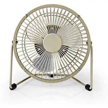 USB Tischventilator | 150 mm Durchmesser | 3 W | Ein Geschwindigkeitsstufen | Grau