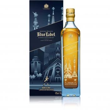 Whisky Johnnie Walker Blue Label 700 ml Edición Especial Barcelona
