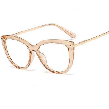 Women's Crystal Glasses Frames with Metal Spring Legs