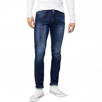 REPLAY Anbass Denim Slim Fit, Azul (Dark Blue 7), W31/L32 (Talla del Fabricante: 31) para Hombre