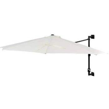 Sonnenschirm Wandmontage 300 cm Sandfarben