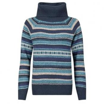 Women’s Navy Annecy Fair Isle Pullover – 18 US