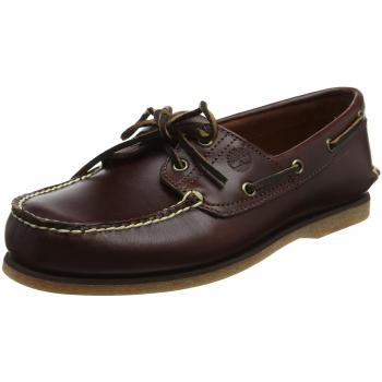 Timberland Classic Boat Bootschuhe Männer 44 – Rotbraun Leder