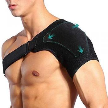 Support d’épaule pour femmes et hommes – manchon de compression d'épaule avec enveloppe de stabilité de soutien de coiffe de rotateur