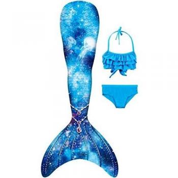 Bikini Sirenetta Naitoke – Costume per Bambina con Coda Marina
