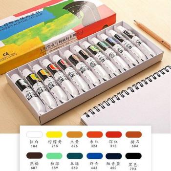 24-Color Safe Acrylic Paint for Beginners and Kids