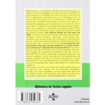 Leyes de reforma de la legislación procesal de 2010