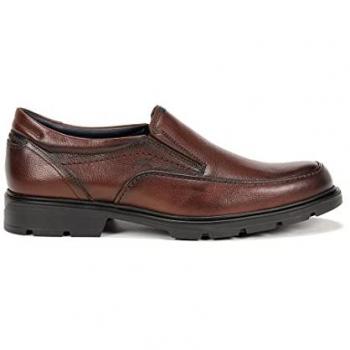 Zapato Casual de Piel para Hombre Fluchos F1606 Marrón Medio 2024