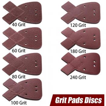 10pcs Sanding Paper Pads for Mouse Sander