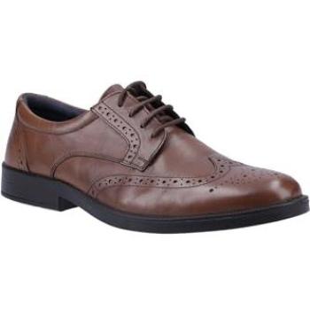 Tan Leather Brogue Men’s Shoes – Hush Puppies Nolan