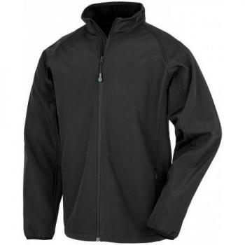 Recycled Royal Blue Soft Shell Print Jacket for Men
