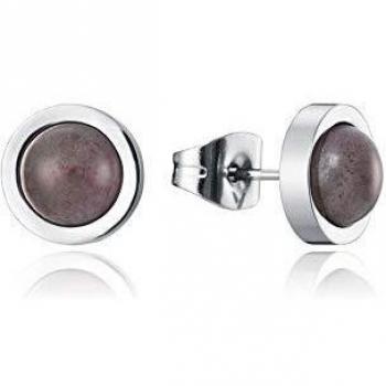 Pendientes Viceroy de acero y ágata