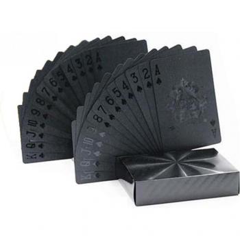 Cartes à jouer durables et dorées