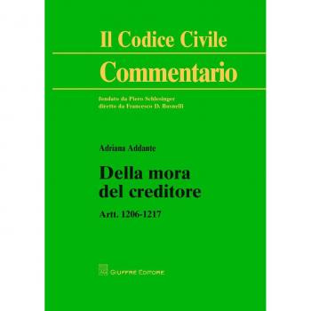 Della mora del creditore. Artt. 1206-1217