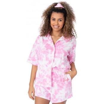 Tee-shirt et shorts Barbie femmes tie‑dye, tissus frais