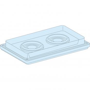 PrismaSet G Active Placa Montaje Rápido de Cables – 2 Entradas – Lvs08899