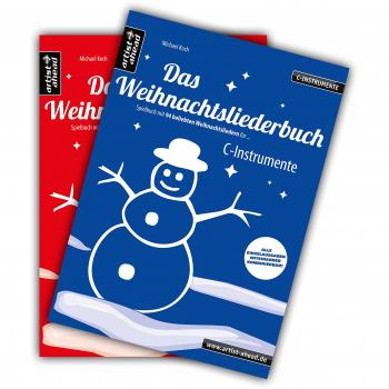 Das Weihnachtsliederbuch-Set: 2 Spielbücher mit 94 Weihnachtsliedern für C-Instrumente