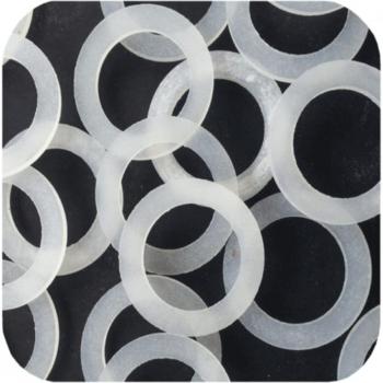 Set de 12 joints en silicone transparente, ½” pour sanitaires et baignoires