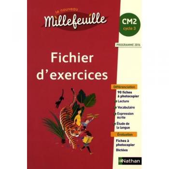Le nouveau Millefeuille Programme 2016: Millefeuille 2016 Fichier d'exercices CM