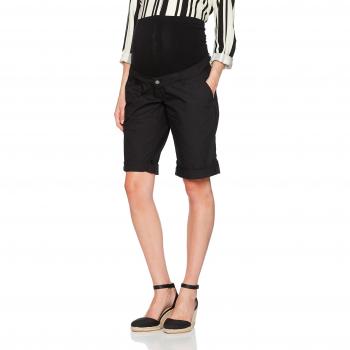 MAMALICIOUS Bermuda Shorts Mlkate, Pantalones Cortos Premamá, Negro