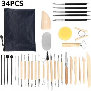 Kit d'outils artisanaux pour poterie