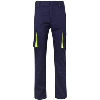 Pantalón Bicolor con Multibolsillos Talla 56