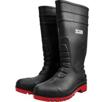 Scan Safety Wellington Boots for Men in Dark Green