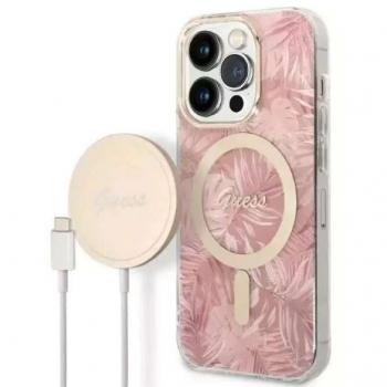 Pack Rosa Pro MAX: Funda y Cargador Inalámbrico Jungle