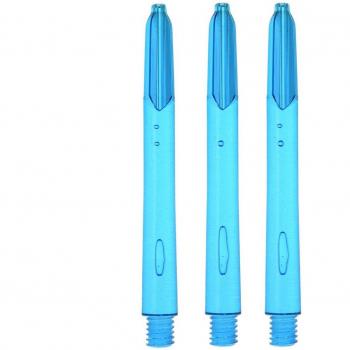 5 x PRO MEDIUM CLEAR BLUE DARTS STEMS (5 sets)