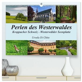 Perlen des Westerwaldes (hochwertiger Premium Wandkalender 2025 DIN A2 quer) Kunstdruck in Hochglanz