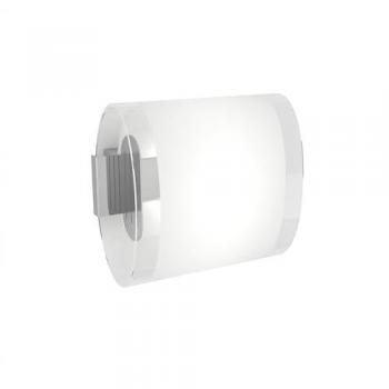 Applique Metallo Cromo Vetro Satinato 1 Luce G9