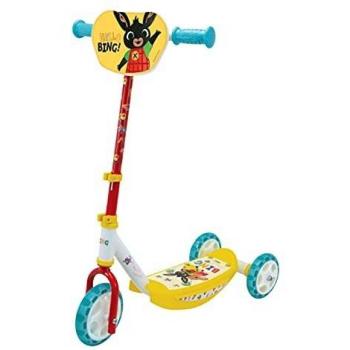 Smoby Bing 7600750189 Kids' 3-Wheel Scooter, Portable Weight up to 20 Kgs, Made of Metal, Suitable for Age +3 Years