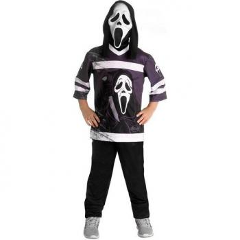Eishockey Ghostface Kostüm für kleine Sportler