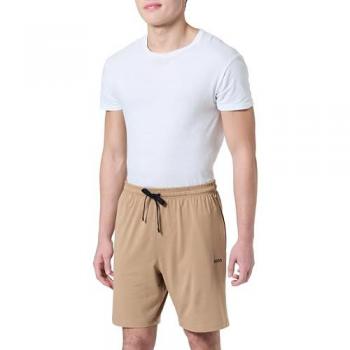 BOSS Sweatshorts mit elastischem Bund Camel L