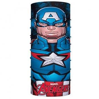 Buff Captain America Tour de Cou Enfant Bleu FR : Taille Unique